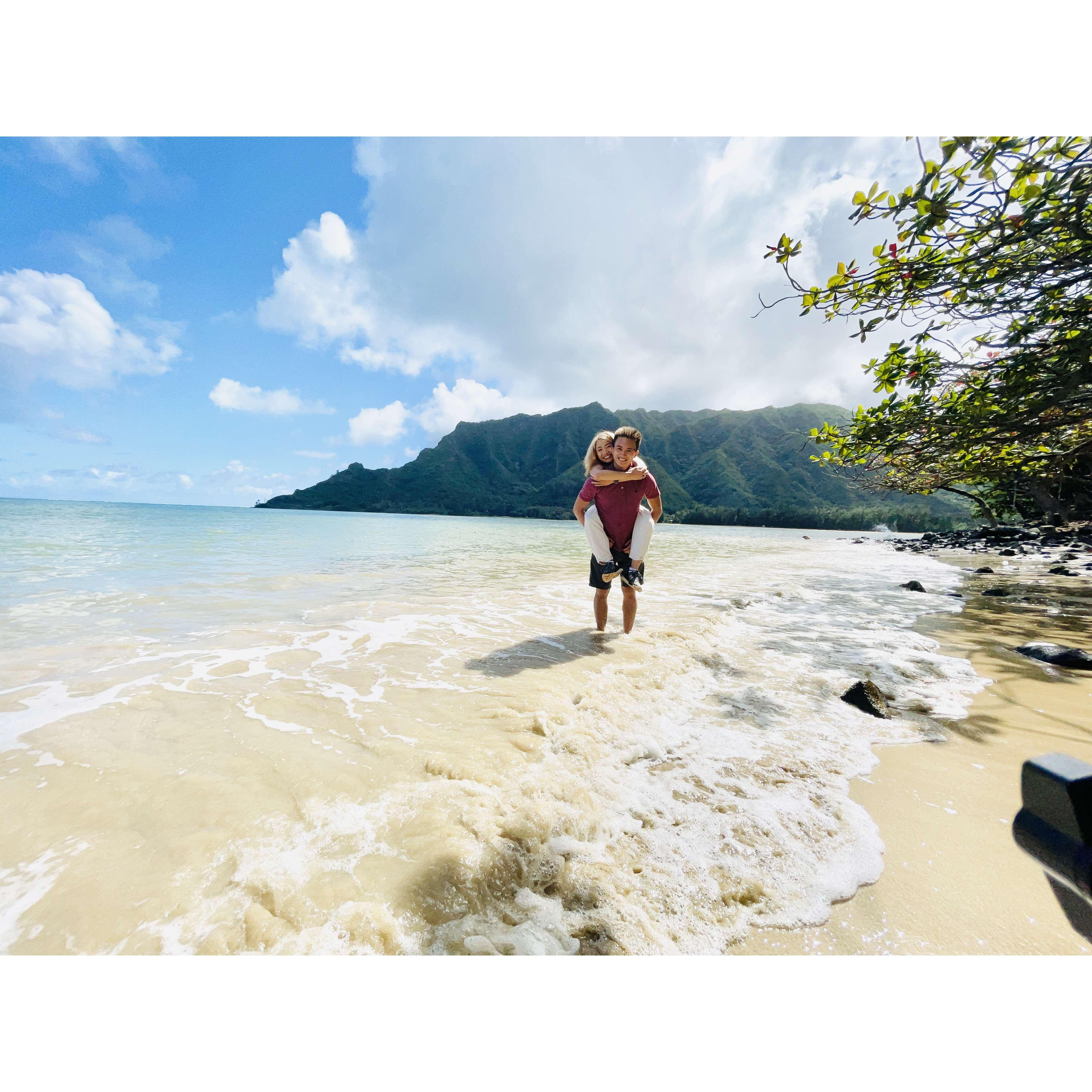 3rd selfie tripod installment on the Windward side of Oahu