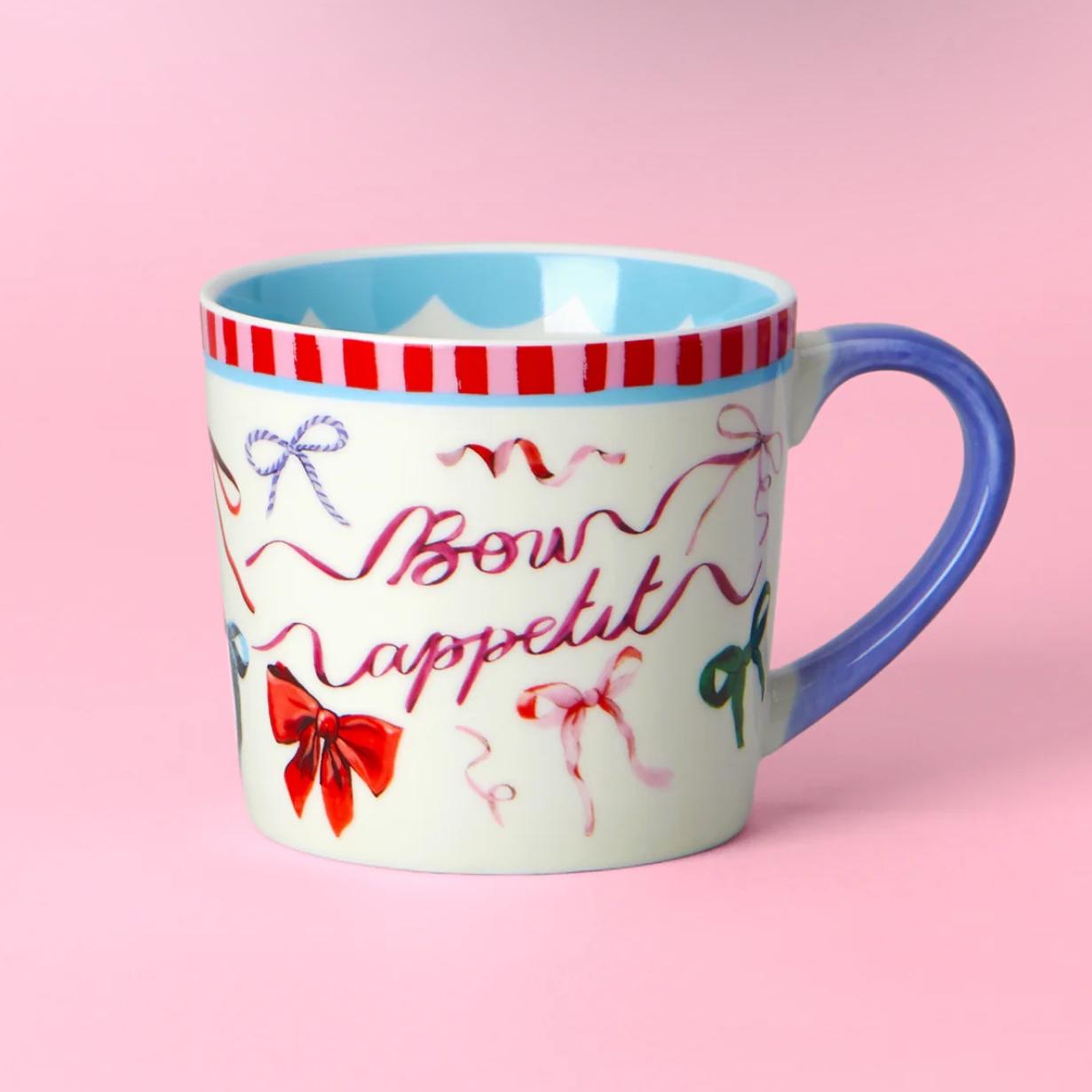 Bow Appetit Mug by Eleanor Bowmer