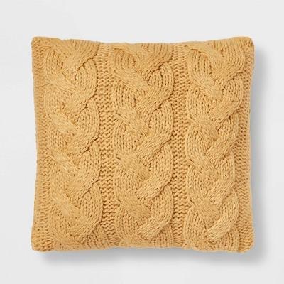 Chunky Cable Knit Throw Pillow - Threshold™