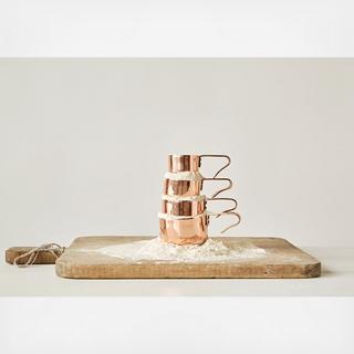 Gatherings 4-Piece Copper Measuring Cup Set