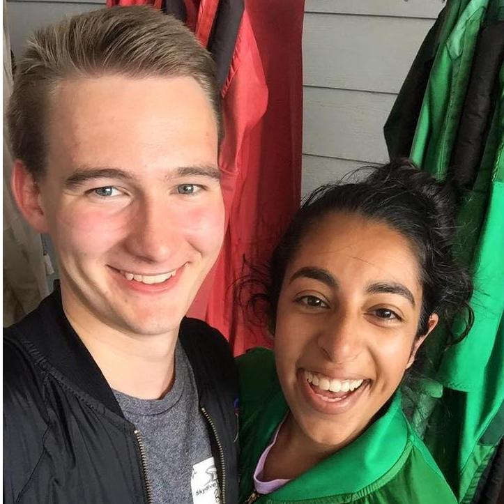 Right after we went sky diving to celebrate 6 years together!