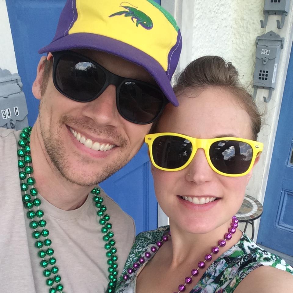 Mardi Gras Day together!