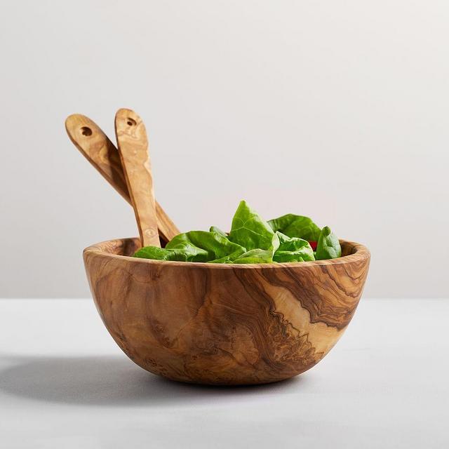 Olive Wood Salad Bowl