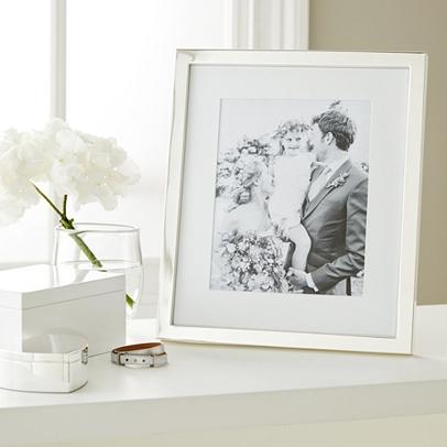 Classic Silver Photo Frame 8x10'' - Silver