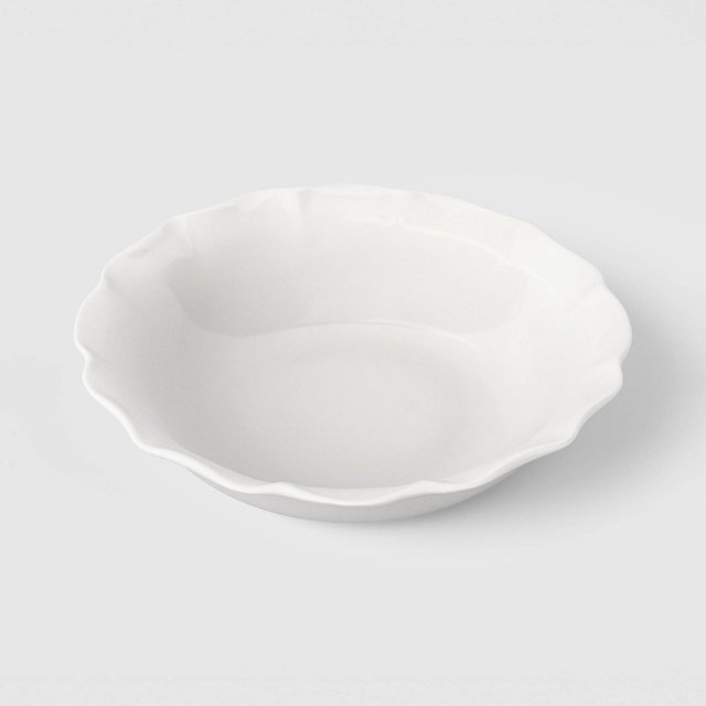Stoneware Legacy Heirloom Serving Bowl Ivory - Threshold™