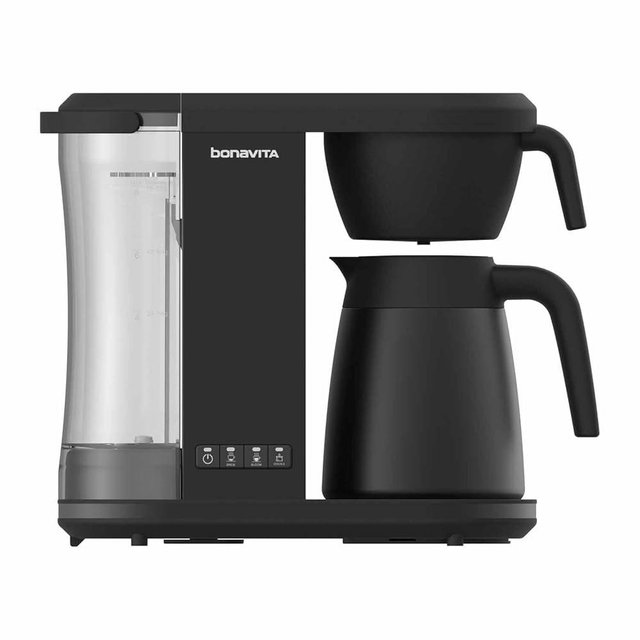 Bonavita Enthusiast 8-Cup Coffee Brewer with Thermal Carafe, Black