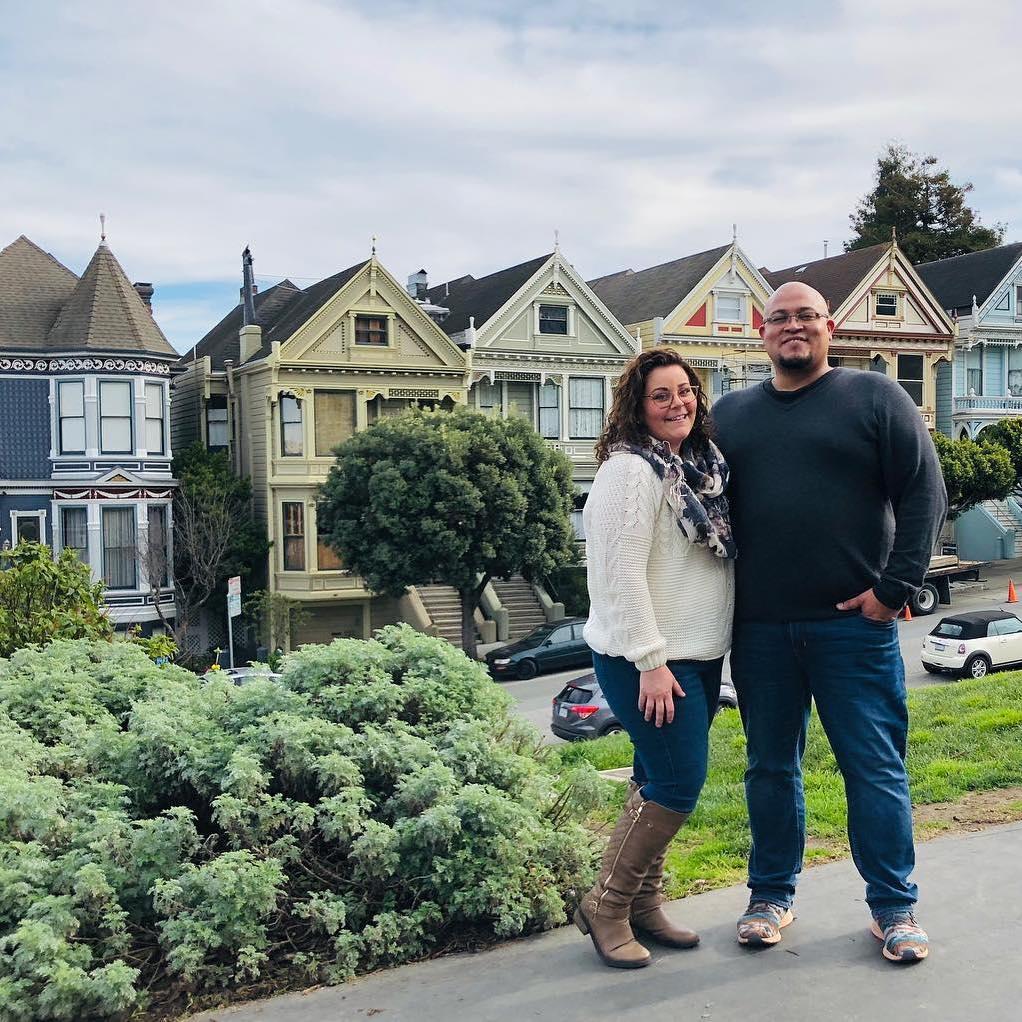 He knew when she walked all around San Francisco sicker than a dog just to get this picture