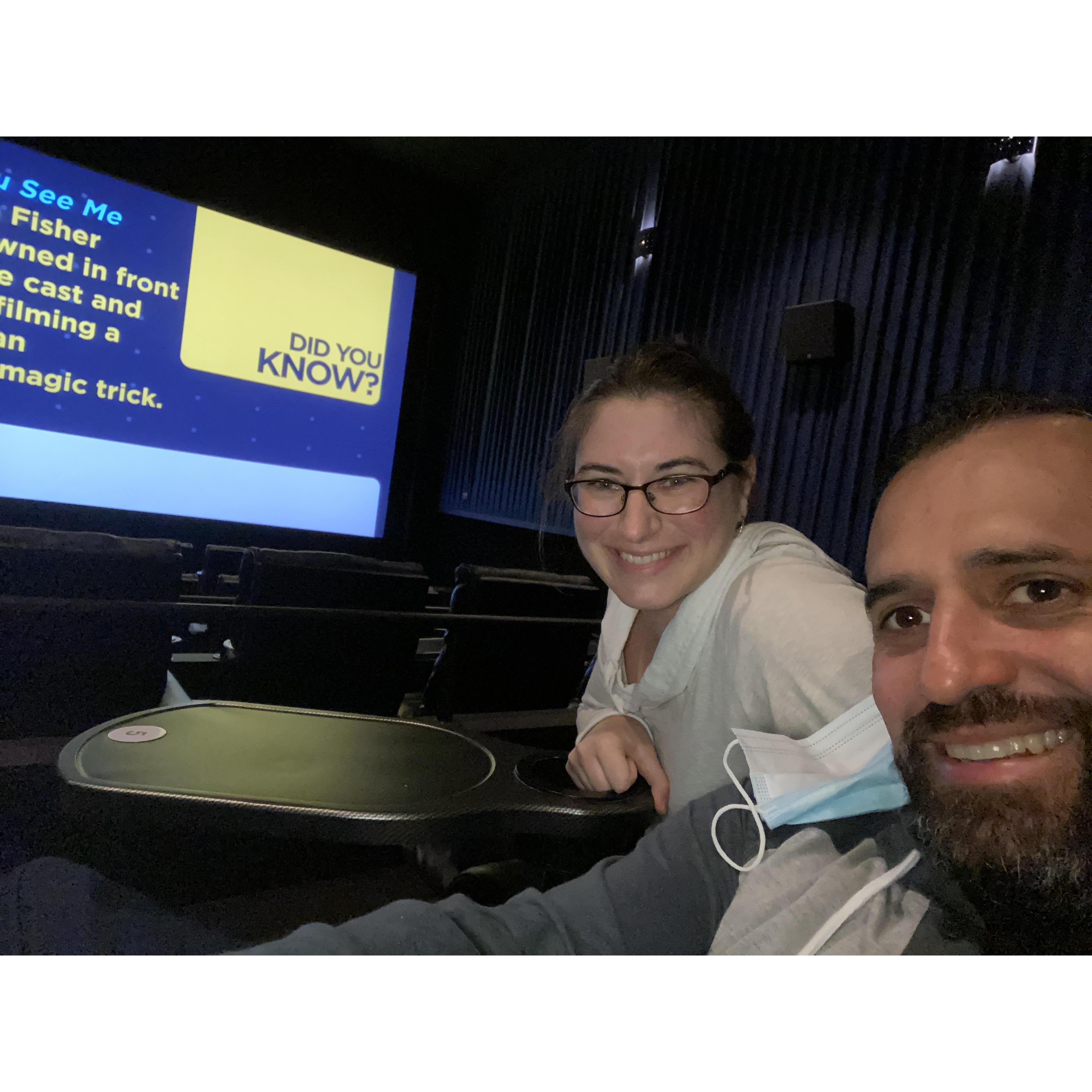 First time back in theater in almost 2 years- James Bond: 10-8-21