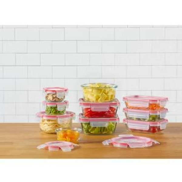 Pyrex 20pc Glass Freshlock Food Storage Set