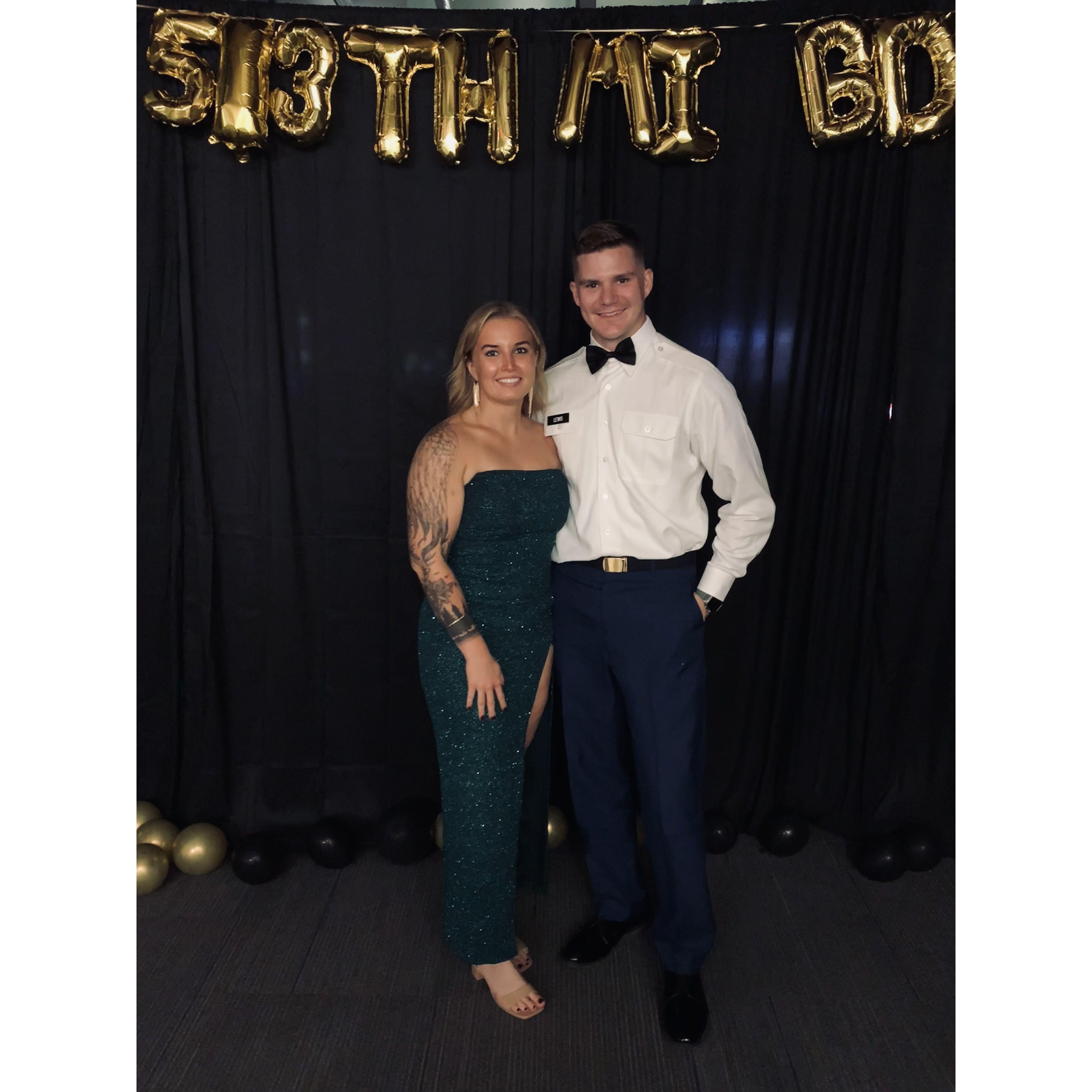 October 2023: First military ball with Jaiden's unit in Georgia.