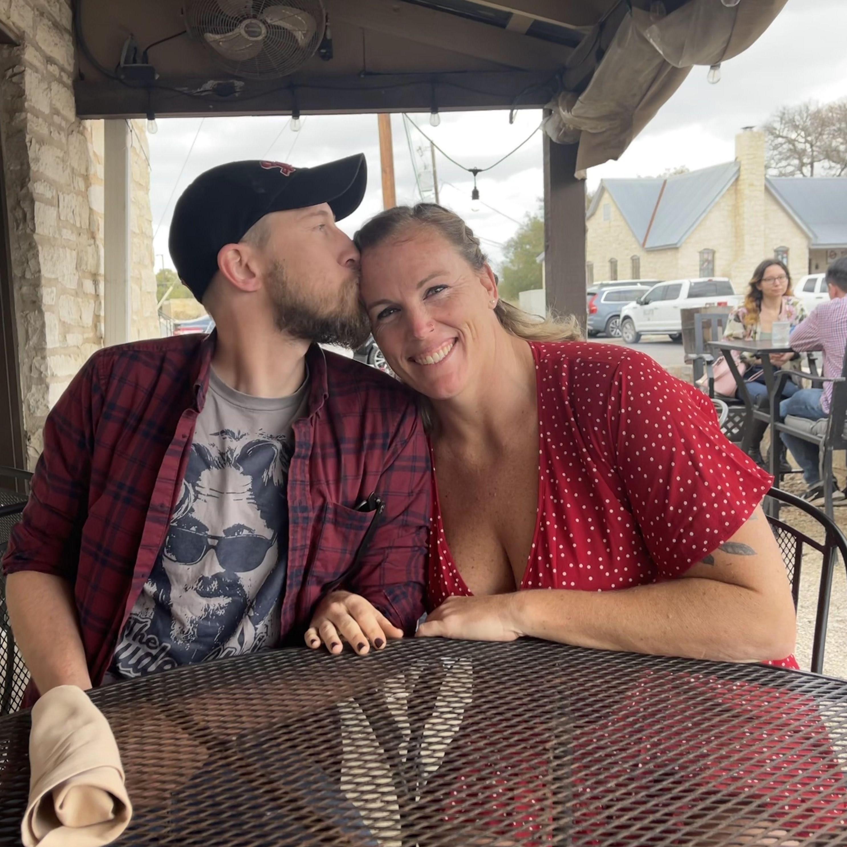 All time favorite photo of us, a weekend in Austin 2022.