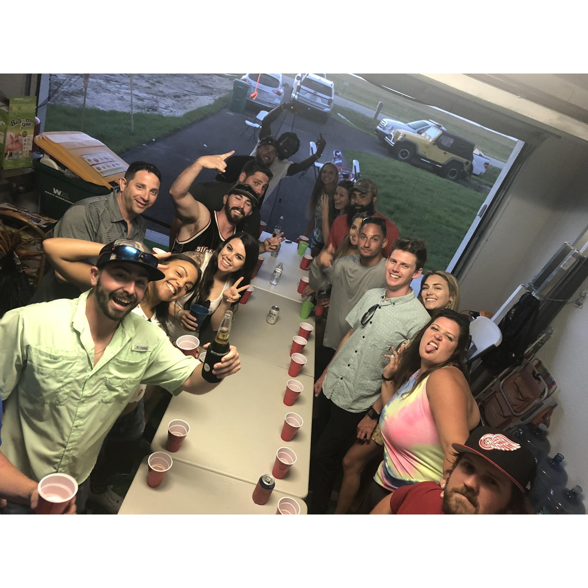 Tony's surprise party!