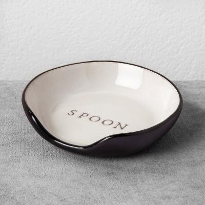Stoneware Spoon Rest Cream / Black - Hearth & Hand™ with Magnolia