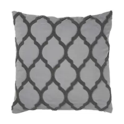Wamsutta® Trellis Terry Loop Square Throw Pillow in Alloy