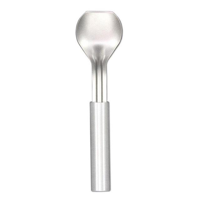 Rada Cutlery R137 Ice Cream Scoop Stainless Steel With Brushed Aluminum Handle Made in the USA, 9-1/4 Inches