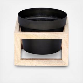 Geo Planter On Stand