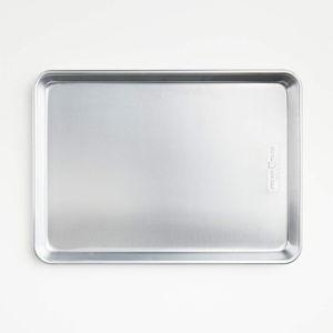 Nordic Ware Naturals Half Sheet - USA Made Aluminum Commercial Quality Sheet Pan for Baking or Roasting, Encapsulated Galvanized Steel Rim Prevents Warping, 2-Pack