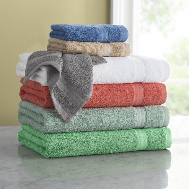 Wayfair Basics Quick Dry 6 Piece 100% Cotton Towel Set