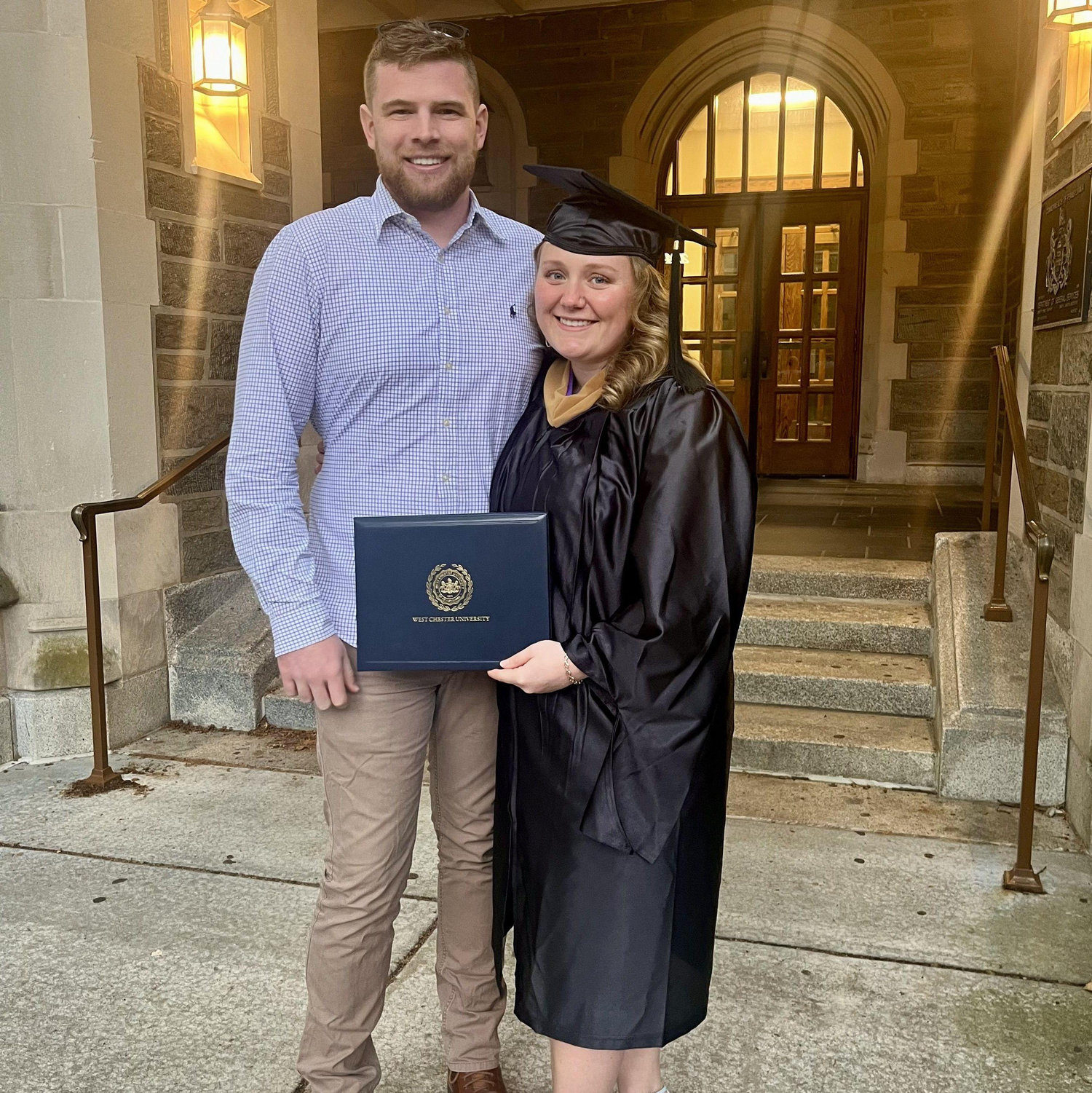 Maddie's MBA graduation from West Chester University - 2024