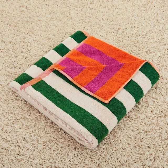 Tulip Stripe Bath Towel