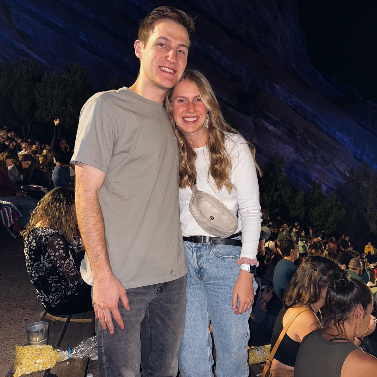 Red Rocks Amphitheater CO to see Hozier (October 2023)