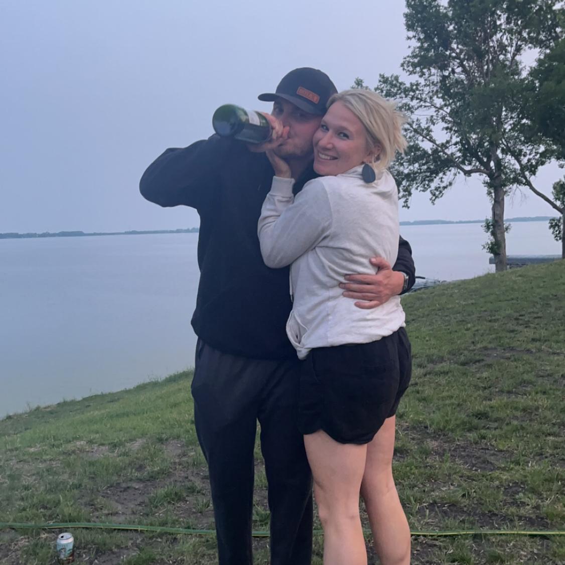 Celebrating our engagement!