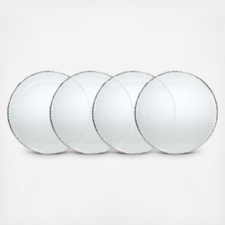 Frosted Dinner Plate, Set of 4
