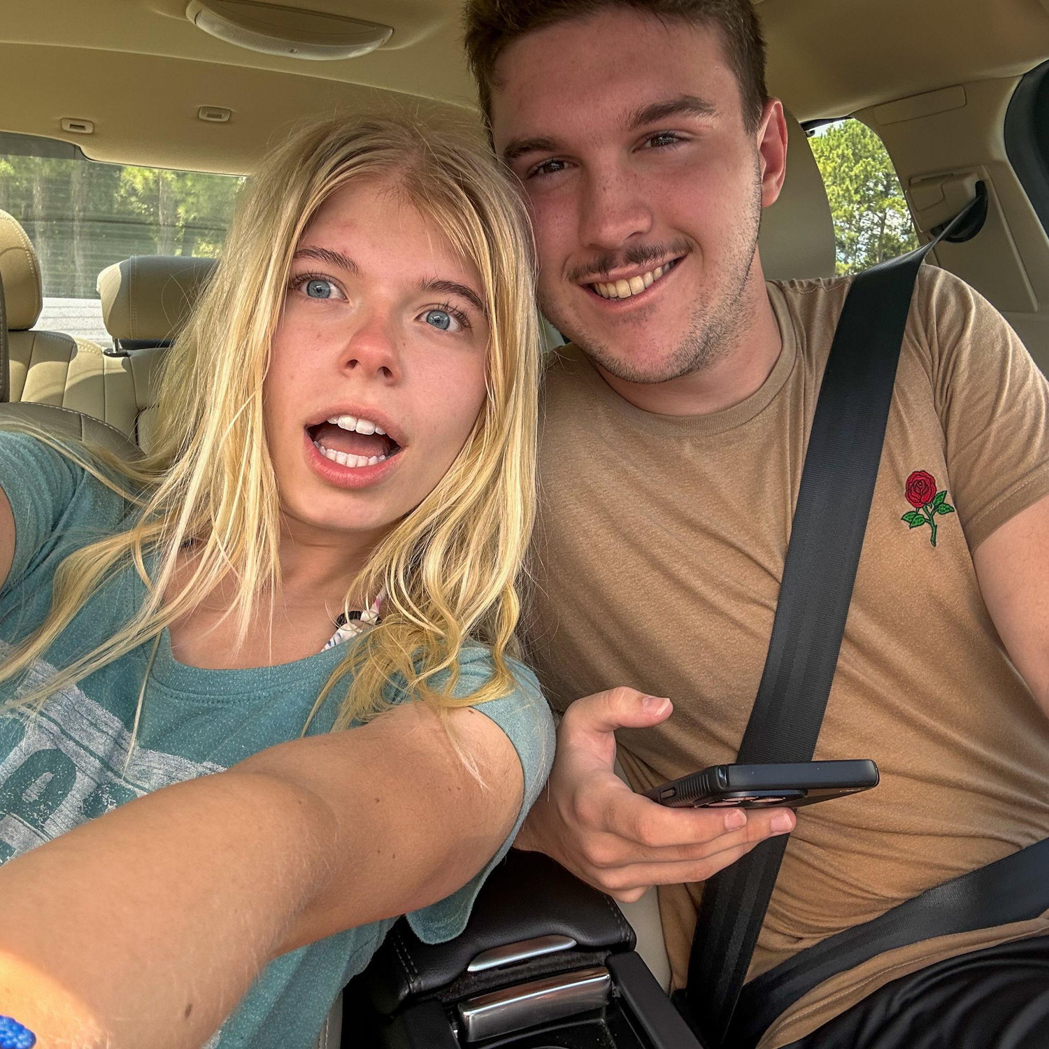Jack convinced Erika to go white-water river rafting...somehow
