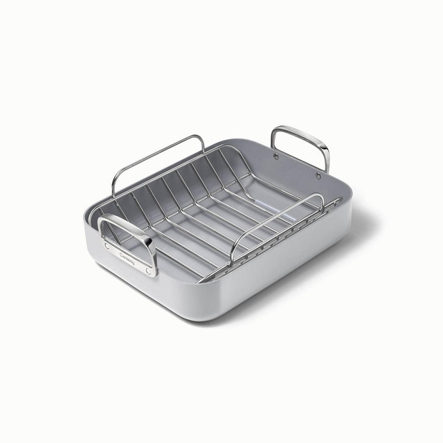 Caraway Home 12.6" Nonstick Square Braiser Gray