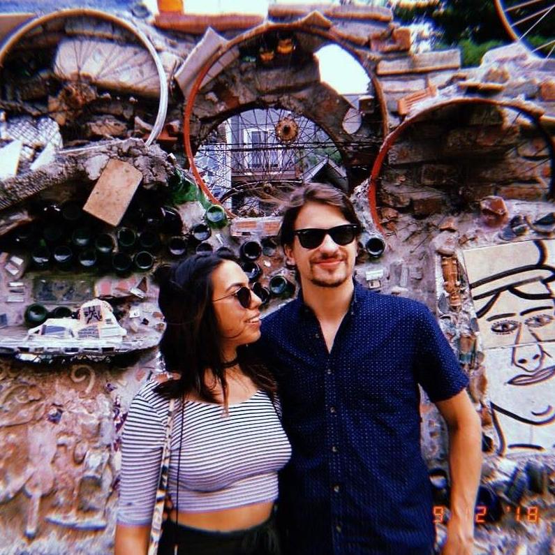 A trip to Philly walking by the Magic Gardens.