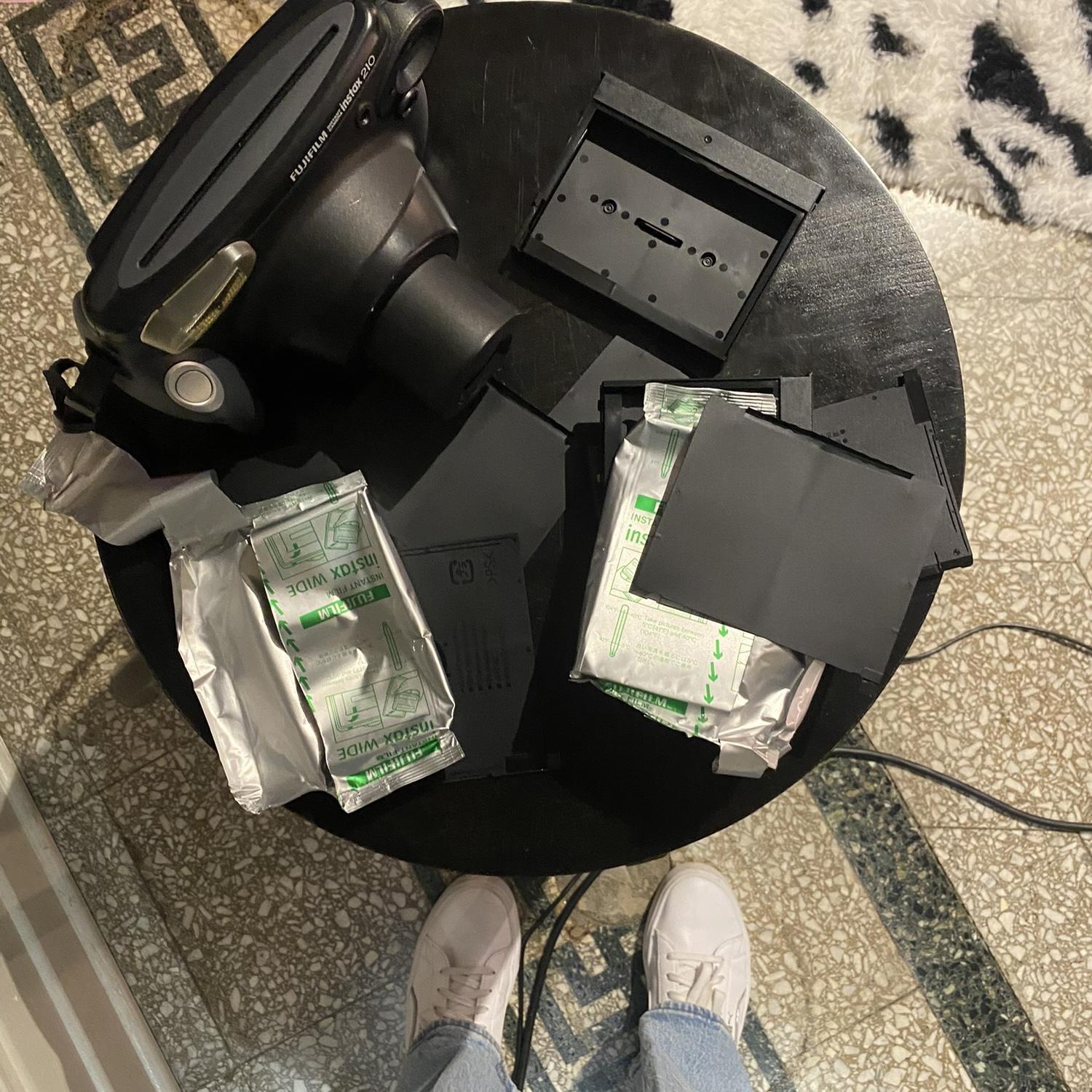 the station I was assigned to at youth night- where Nick and I first interacted when he asked if ai would take a Polaroid photo of him and his friends.