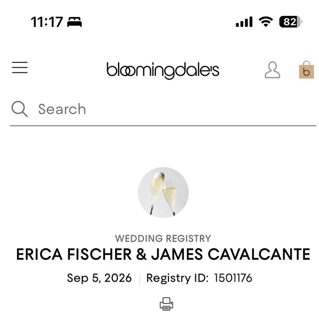 Link to our Bloomingdales Registry!