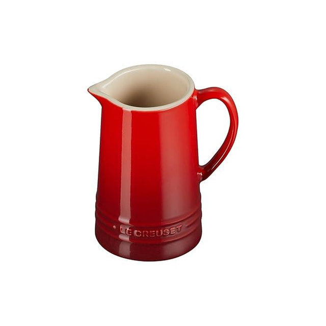 Le Creuset Stoneware Small Pitcher, 10 oz., Cerise