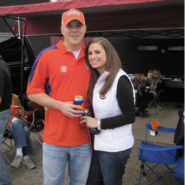 Our first of many years house divided game together “Go Cocks!”