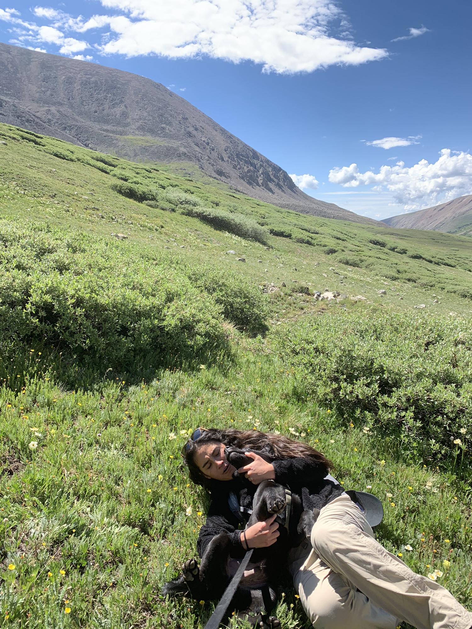 Hiking a 15,000ft mountain in Colorado