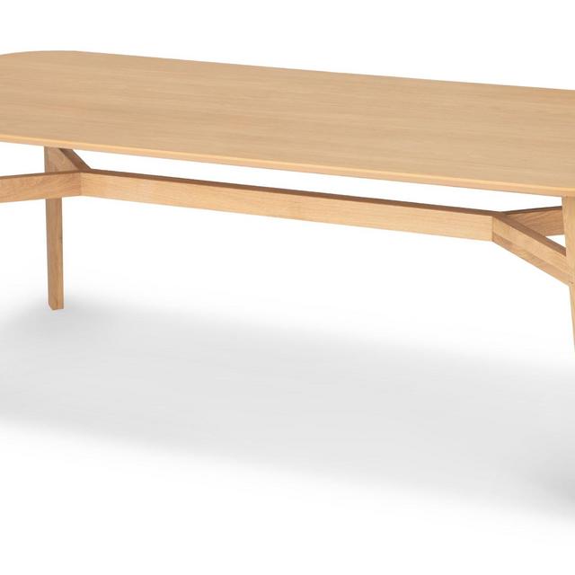 Ventu Light Oak Dining Table for 8