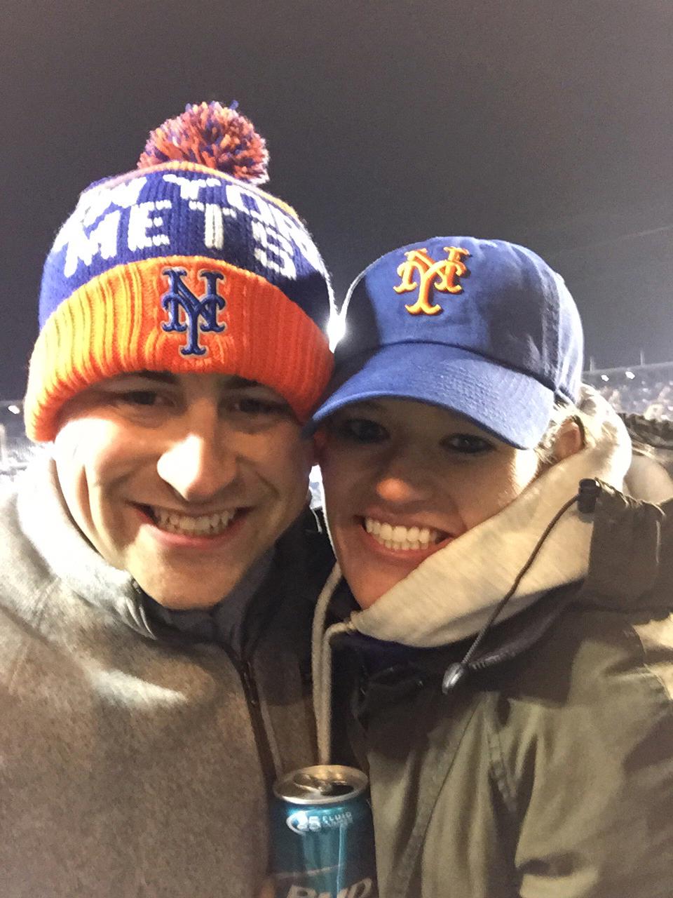 Emily’s first Mets Game, opening weekend April 2016 ⚾️