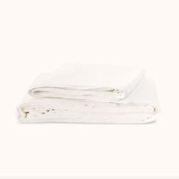 Sheet Set Organic Percale - White / Cal King / Included / King