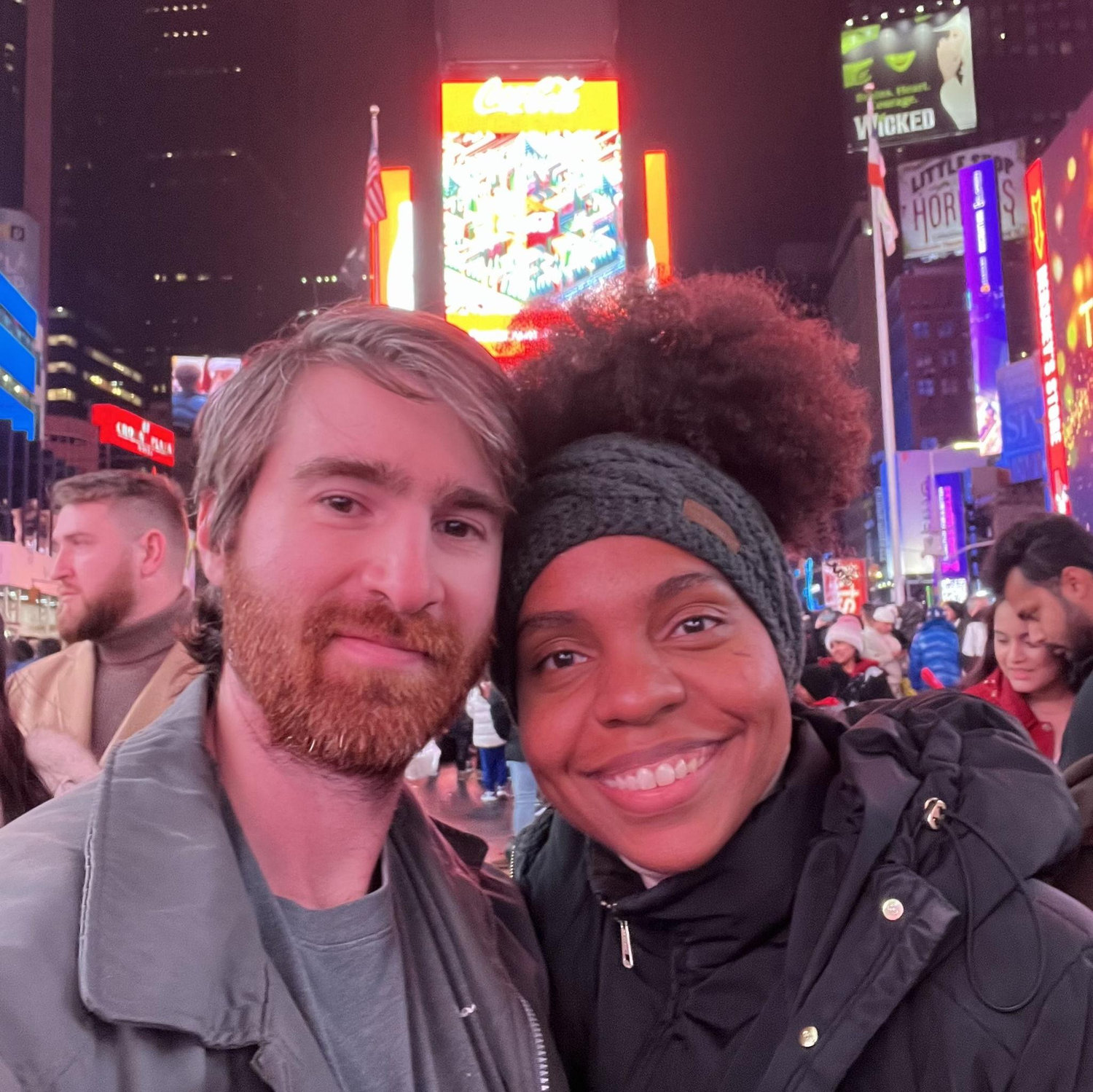 Our first trip together to NYC. We will never forget!