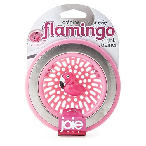 MSC International 19900 Joie Flamingo Kitchen Sink Strainer Basket, Pink