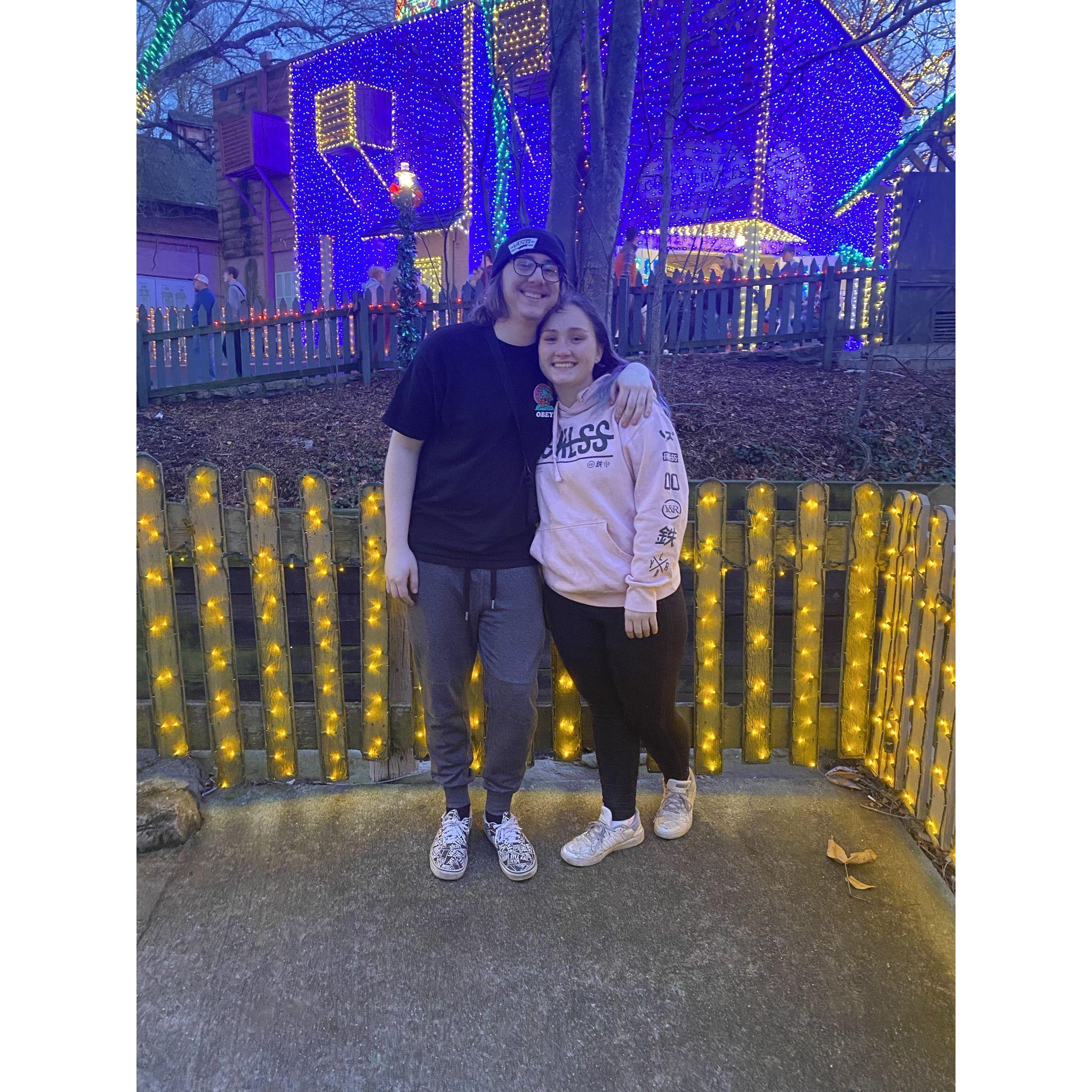 Christmas time at Silver Dollar City; our favorite thing!