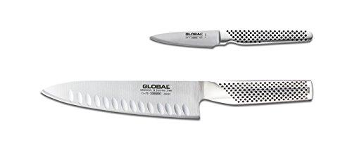 Global 8541908688 2 Piece Knife Set, 2.3, Silver