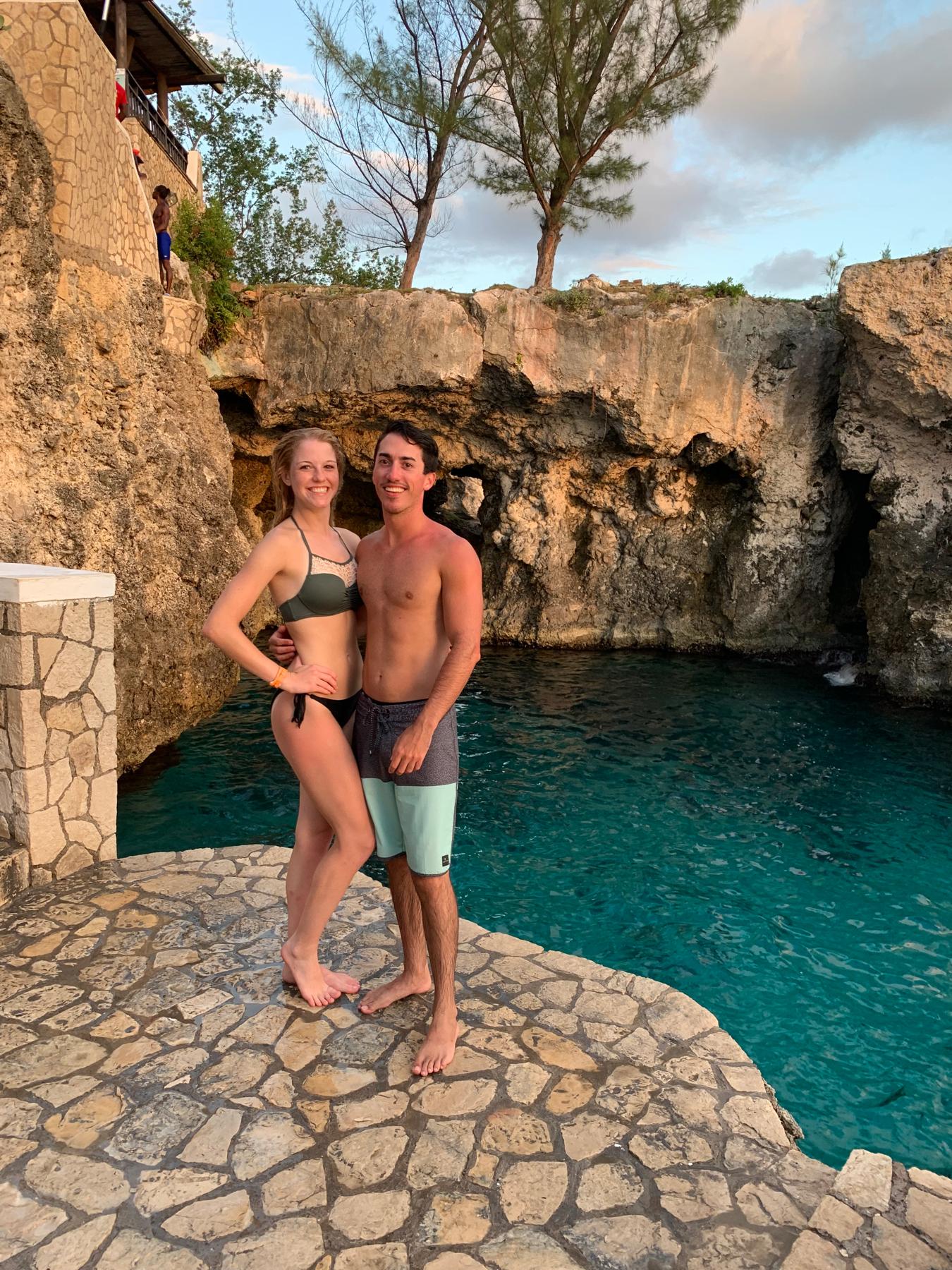 This was taken after we went cliff diving at Rick’s Cafe in Jamaica!