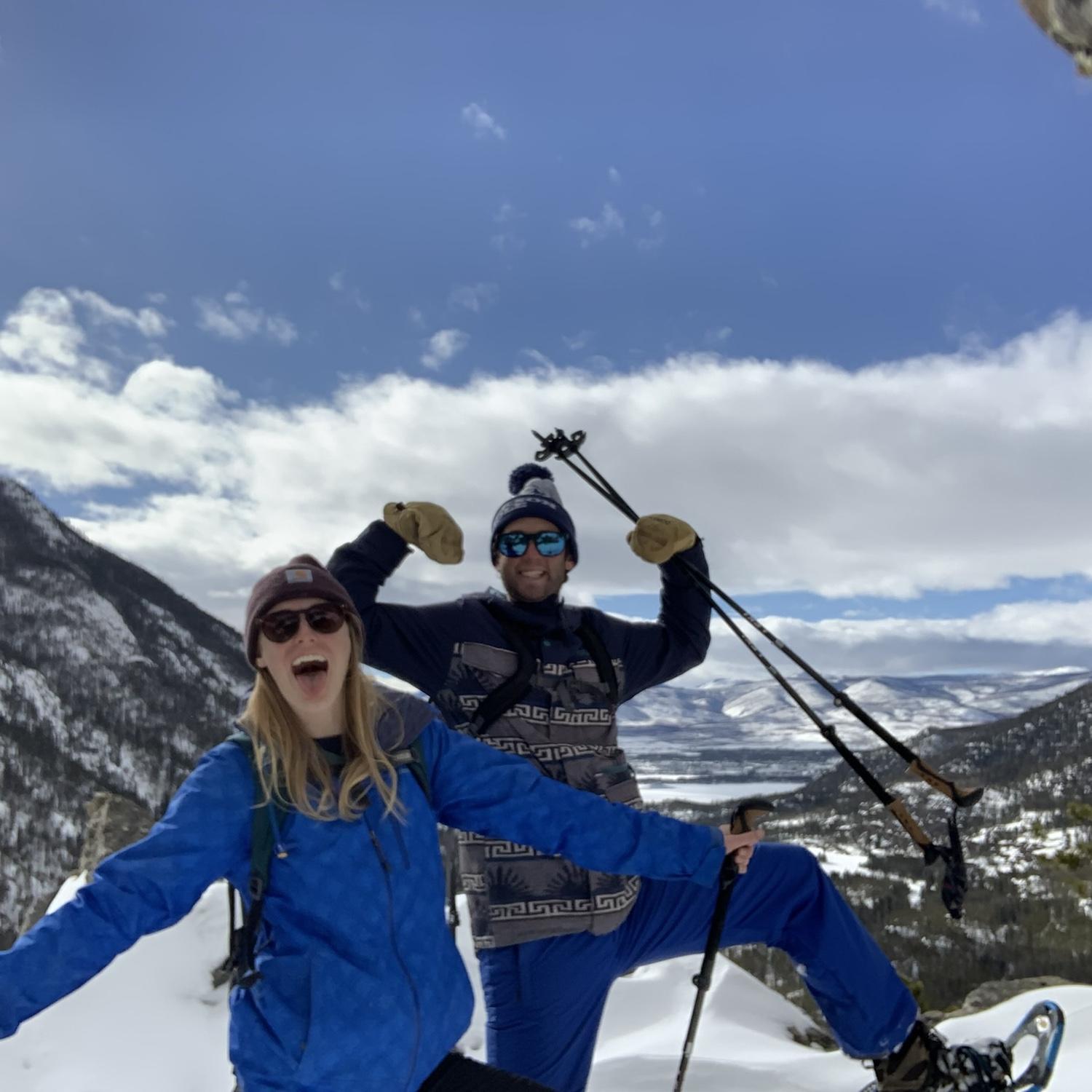 Snowshoeing in Rocky Mountain National Park!  Feb 2022