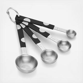 Deco Dot 4-Piece Measuring Spoon Set