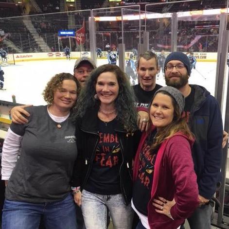 Spending time with family and friends is so important to us - enjoying a Monsters hockey game