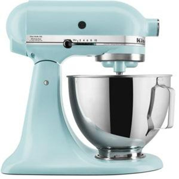 Deluxe 4.5 Quart Tilt-Head Stand Mixer Mineral Water Blue | KitchenAid