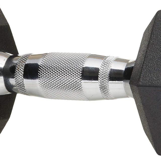 Amazon Basics Rubber Encased Hex Dumbbell Hand Weight