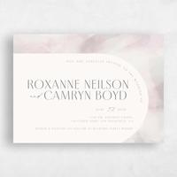 Beige Wedding Invitation - Coleridge Landscape