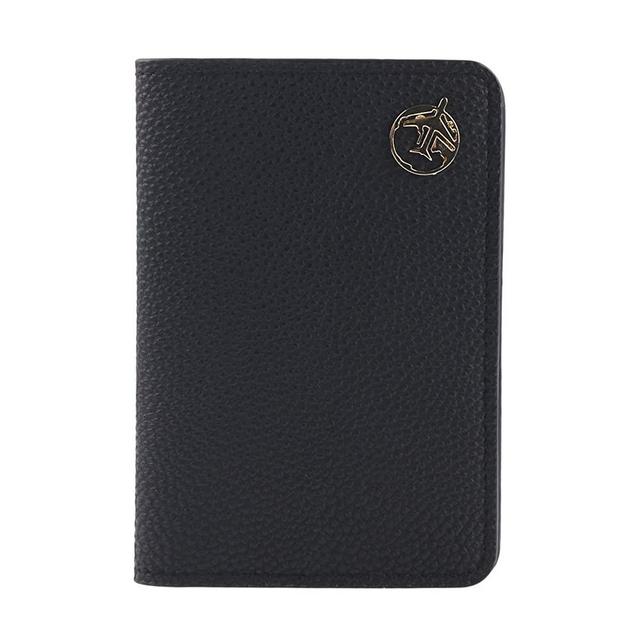 Passport Holder Cover, Lychii PU Leather Travel Wallet Case Organiser for Passport, Business Cards, Credit Cards, Boarding Passes (Black Wallet)